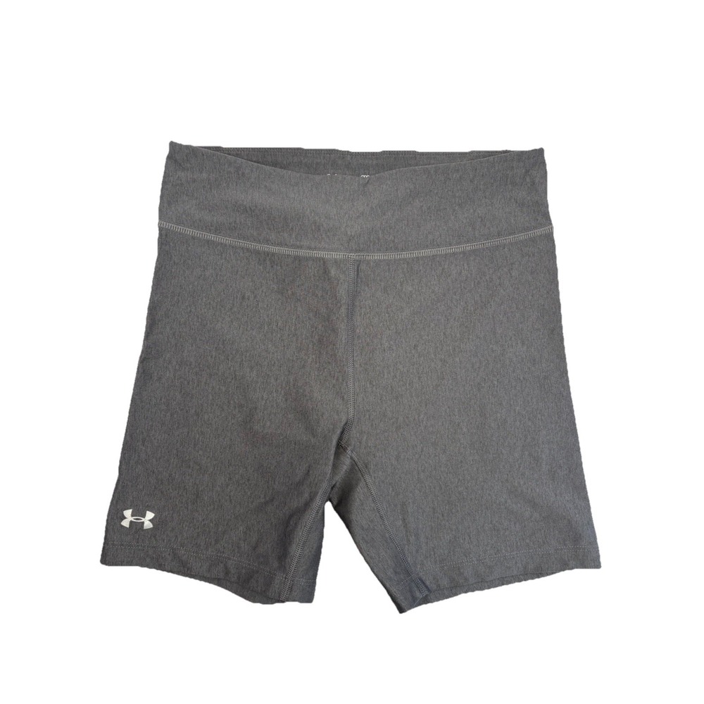 Under Armour Women's Compression Shorts Size Small Gray Inseam 6"